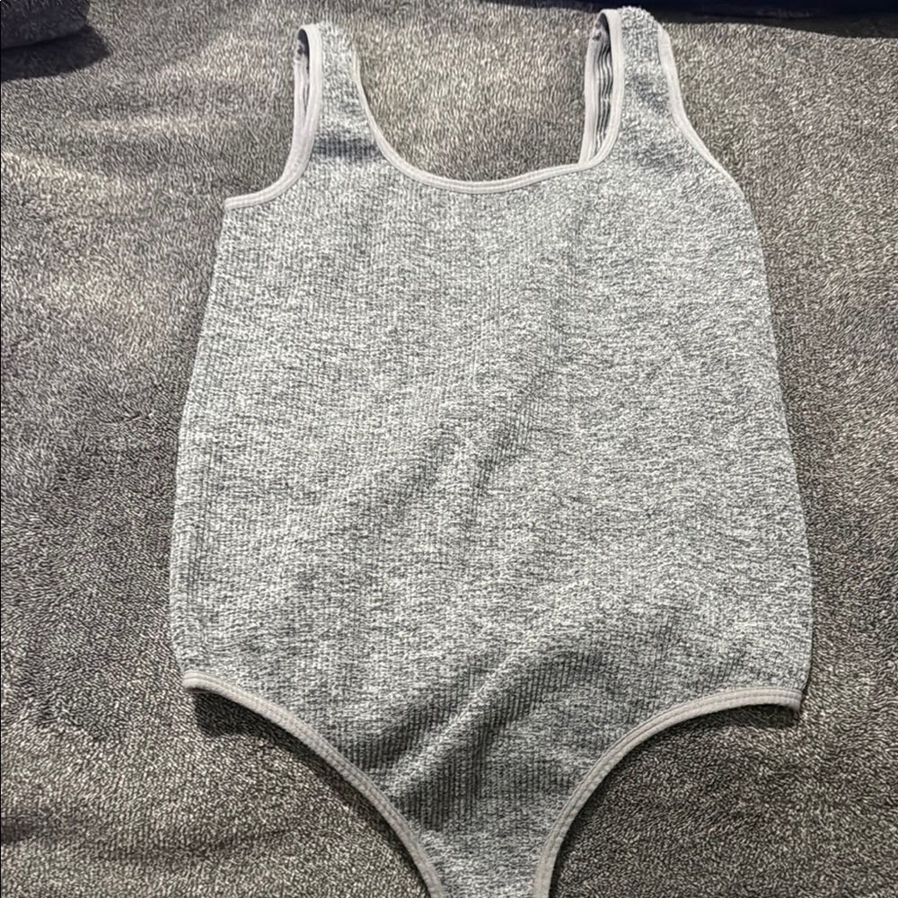 Gray Colsie Bodysuit Medium